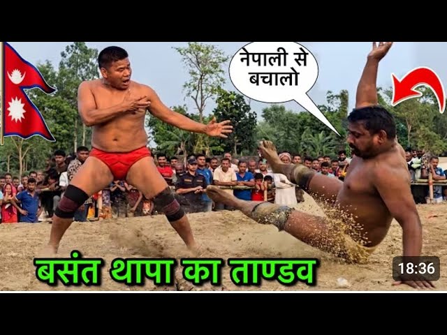 देवा थापा की बहन रूबी थापा की 250 Kg के पहलवान से कुश्ती अखाड़े में आया तूफान /  Rubi Thapa Nepal 