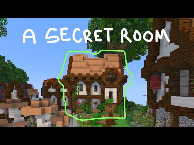 livebuilding a secret room into our skyblock spawn
