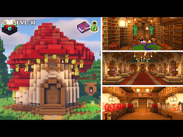 Minecraft | How to build a Mushroom House