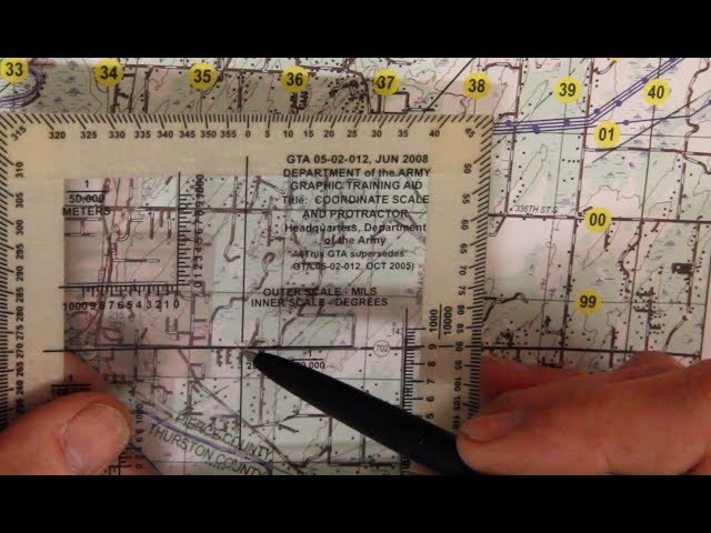 How to use a Military Protractor for Land Navigation