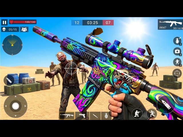 Zombie Strike Ops - FPS SHooting Game -Android Gameplay 