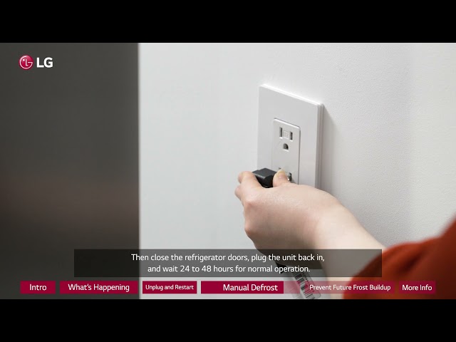 [LG Refrigerators] Resolving An FF Error Code On A Refrigerator