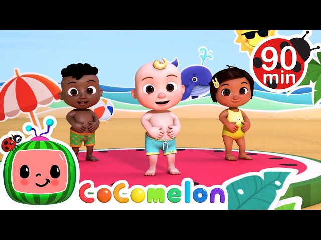 Belly Button Song | 🌈 CoComelon Sing Along Songs 🌈 | Preschool Learning | Moonbug Tiny TV
