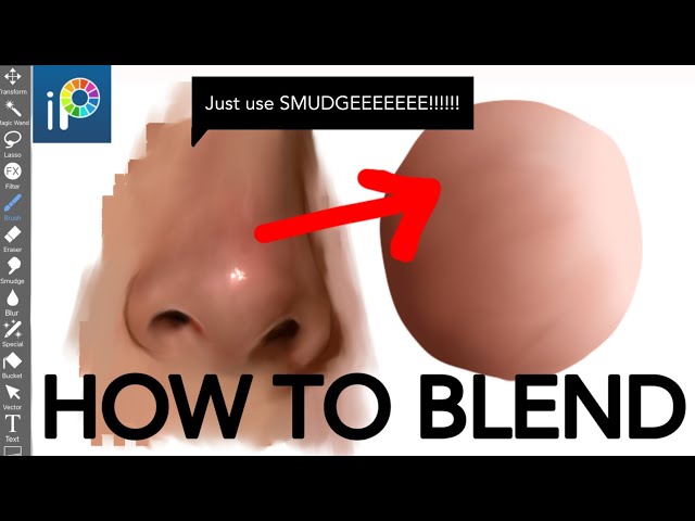 How to blend in ibispaint tutorial 