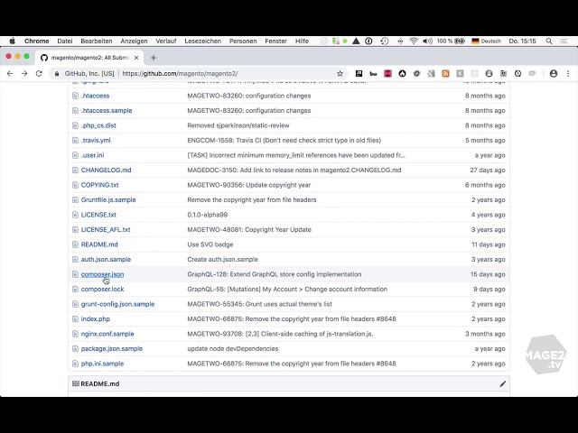 1 2 4 Installing Magento by cloning the github repository   Installing Magento
