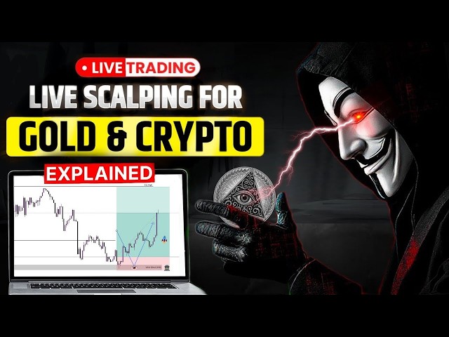 Live GOLD and CRYPTO Scalping Trading | DAY 291 #goldtrading #cryptotrading #bitcoin