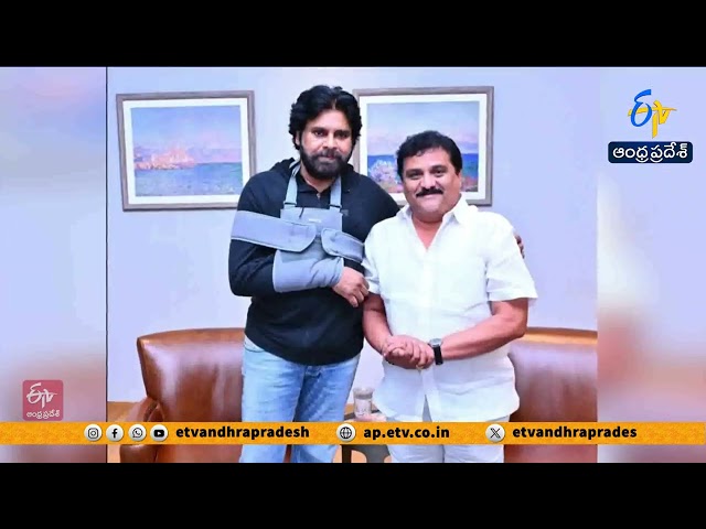 కుడి భుజానికి శస్త్రచికిత్స చేయించుకున్న పవన్‌ను పరామర్శించిన కూటమి నేతలు