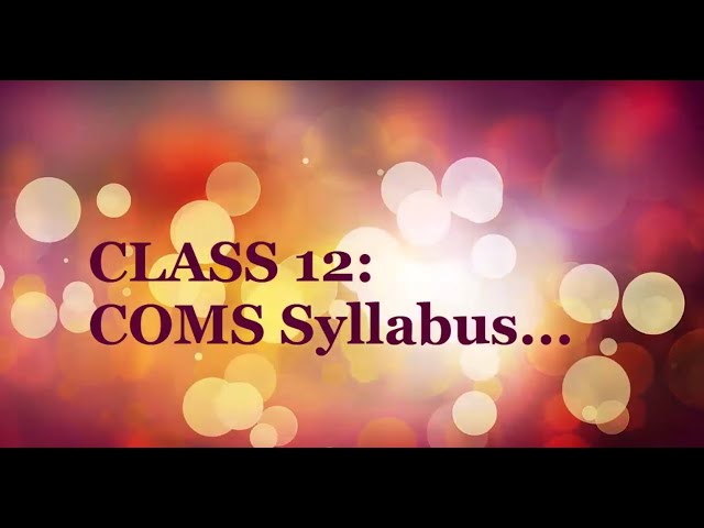 Class 12 Computer Science | WBCHSE | Syllabus | HS New Syllabus 2021 | Prithwish De