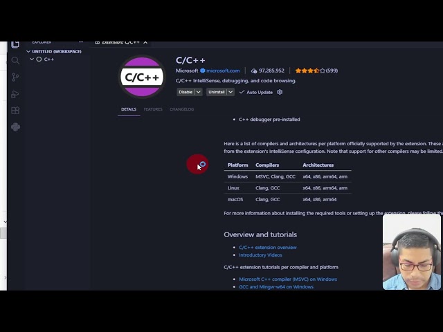 Instalación de C++ en Visual Studio Code