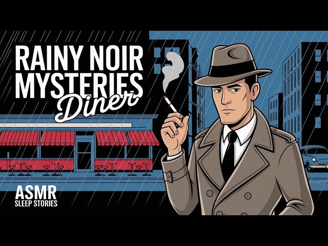 Rainy Noir Tales EP 1 | Cozy ASMR Bedtime Stories with Rain Sounds | The Whisper in the Rain