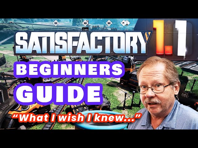 Satisfactory Beginners Guide + Pro Building Tips (Full Starter Tutorial)
