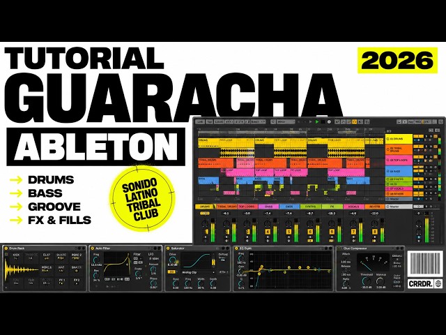 Como hacer GUARACHA en 2026 (Tutorial Ableton Completo)