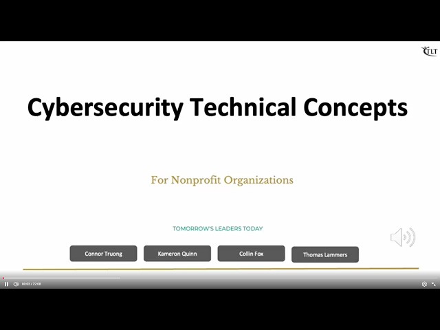 Cybersecurity Technical Concepts