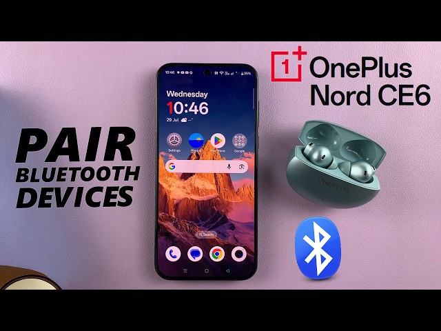 How To Connect Bluetooth Devices To OnePlus Nord CE 6 5G