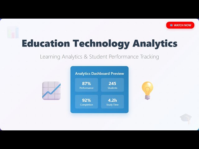 Education Technology Analytics: A Beginner's Guide to Data-Driven Learning