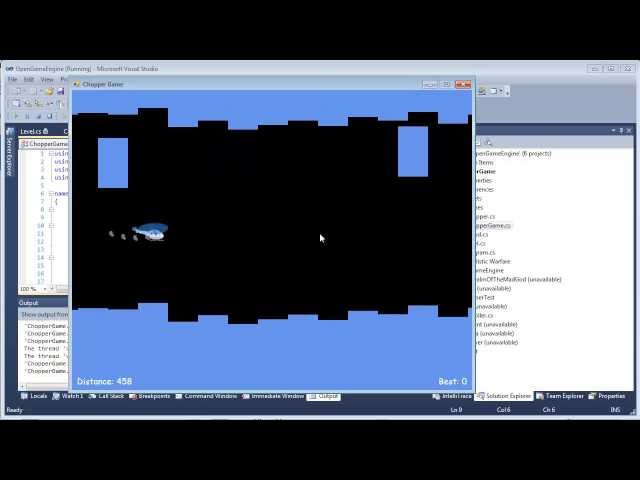 C# Chopper / Helicopter Game w/Open Game Engine