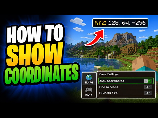 How To Show Coordinates in Minecraft (Java & Bedrock) – Full Guide