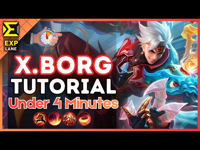 Tutorial de 4 minutos de X.Borg en la línea EXP || (MLBB T41) 2026