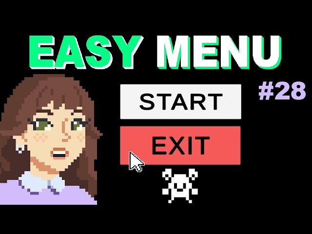 Start Menu  -  2D Platformer Unity #28