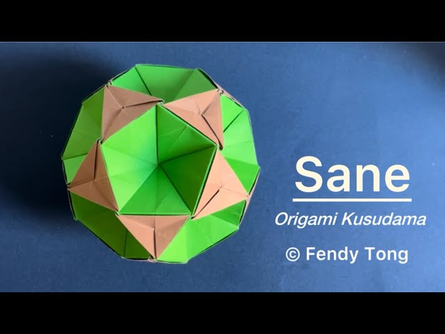 Origami Sane Kusudama 