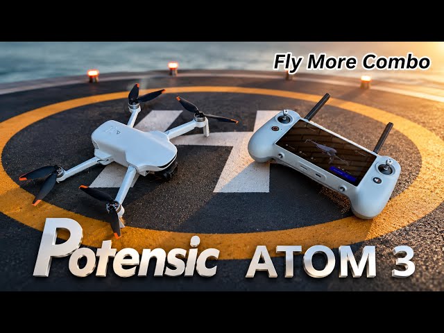 🚀 Potensic ATOM 3 Fly More Combo – The Best DJI Mini Alternative? Unboxing & First Flight
