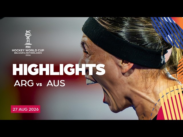 Copa Mundial Femenina de Hockey FIH 2026, semifinal: Argentina vs. Australia | #HWC2026
