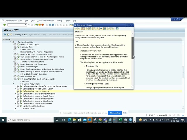 Machine Learning Capability in S/4HANA Purchasing