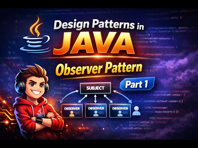 Observer Pattern in Java | Design Patterns Series (Part 1)