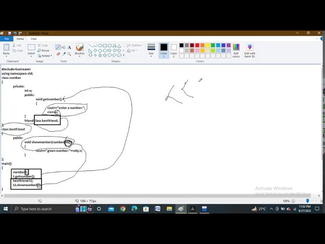 friend function and friend class in c++