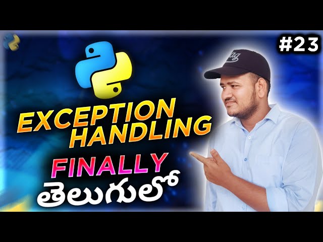 Python Exception Handling and Finally Keyword in Telugu | Srk Codes!