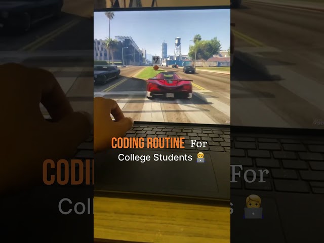 coding schedule for students 🧑‍💻 #codinghacks #programming #codinglife #webdesign #ai #coderlife