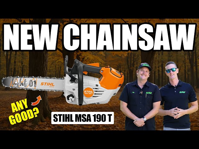 NEW STIHL MSA 190 T Review! BEST Battery Chainsaw for Tree Work?