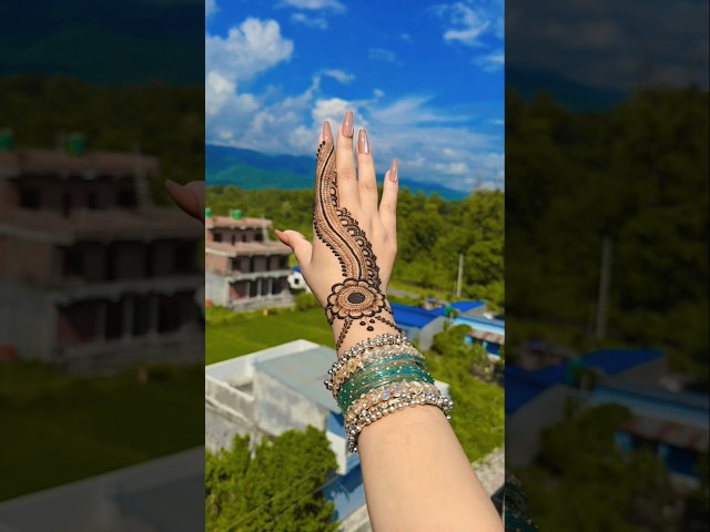 mehndi design simple and easy back hand