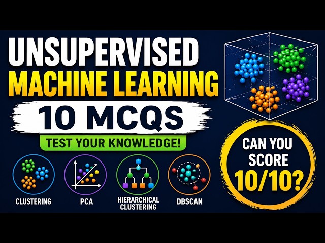 #16 📊 The Gradient Grind Unsupervised Machine Learning Series | Episode 2: 10 MCQs🔥