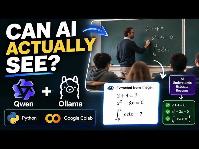 I Built a Vision AI Project with Python + Ollama | Qwen in Google Colab #llm #ollama #project