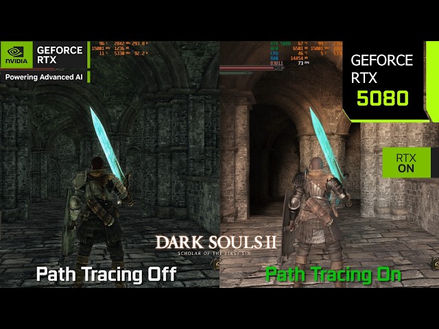 Dark Souls 2 Path Tracing and DLSS 4.5 - One of the Most Impressive Path Tracing Mods | RTX 5080