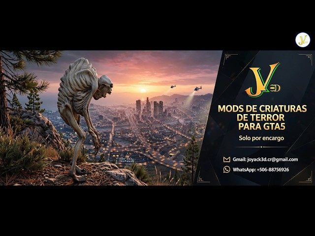 JOYÁCK3D - Horror creature mods for GTA5 (made to order)