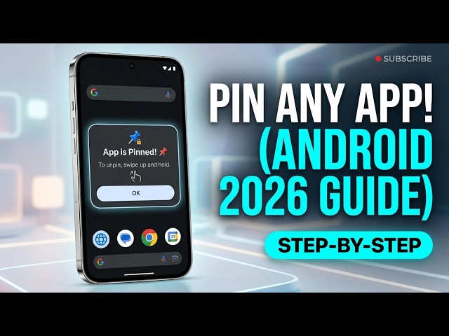 Pin an App on Android Phone (2026) | Lock Your Screen Before Sharing?