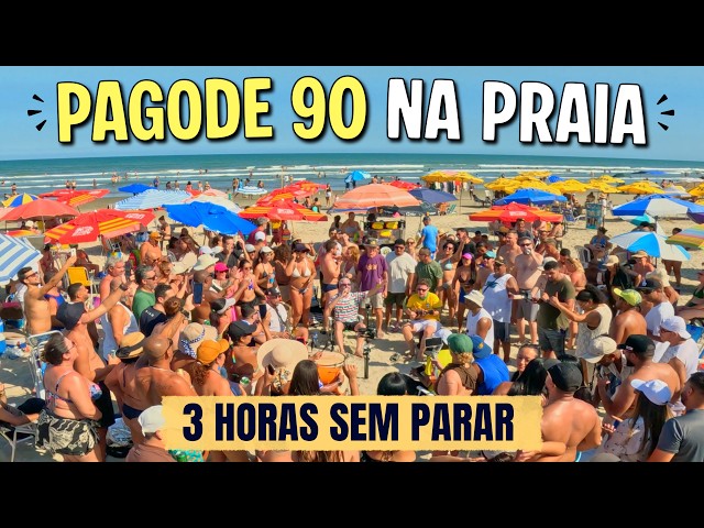 3 Horas de PAGODE 90 na Praia - Leleco Canta os Maiores Sucessos