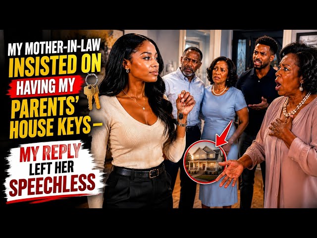 My Mother-in-Law Insisted on Having My Parents' House Keys—My Reply Left Her Speechless