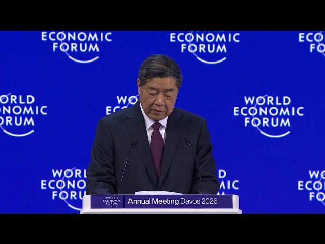 Special Address by He Lifeng, Vice-Premier of the People's Republic of China