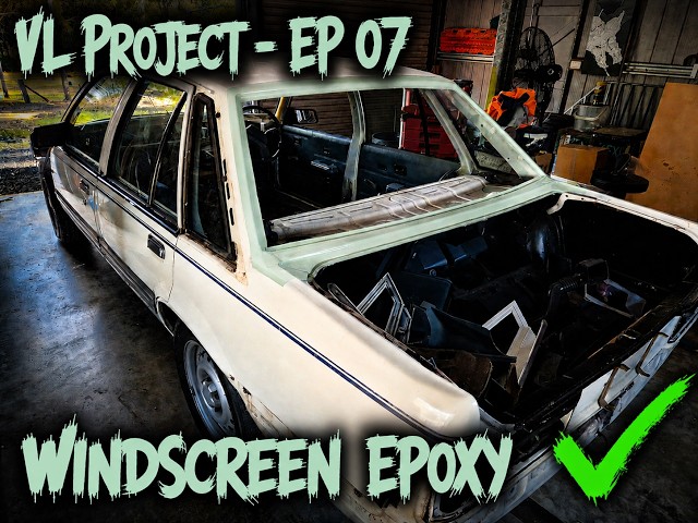 VL Project EP 07 Rust repairs - Epoxy front and rear screens