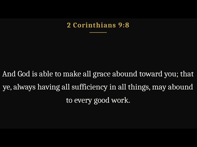 2Hours of Powerful Bible Verses | Faith, Healing & Breakthrough Scriptures (KJV)