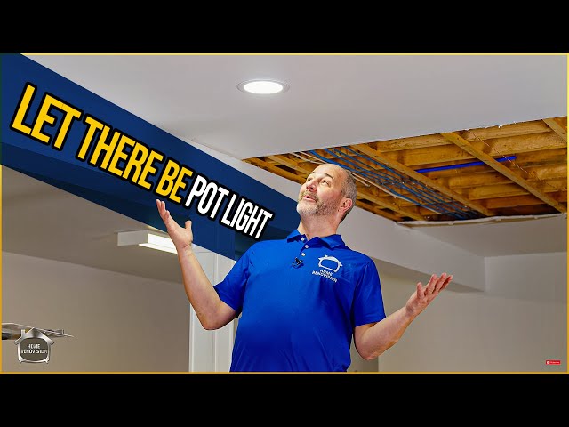 How To Install LED Pot Lights In a Finished Ceiling | DIY