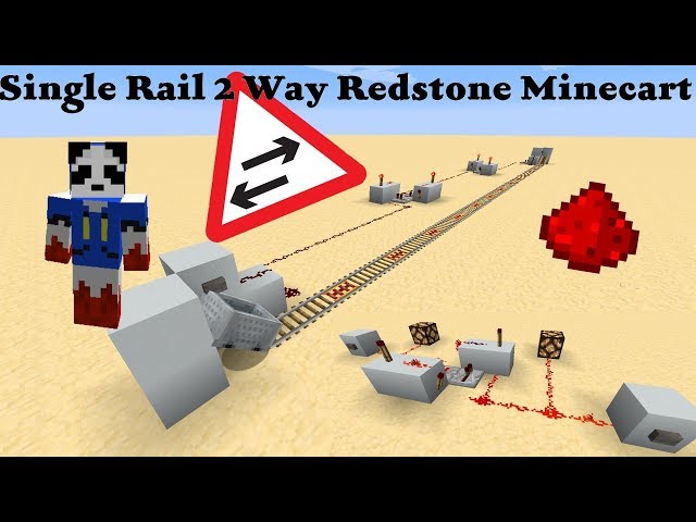 Minecraft Tutorial | How to recall a Minecart | Redstone tutorial | Useful Redstone tips