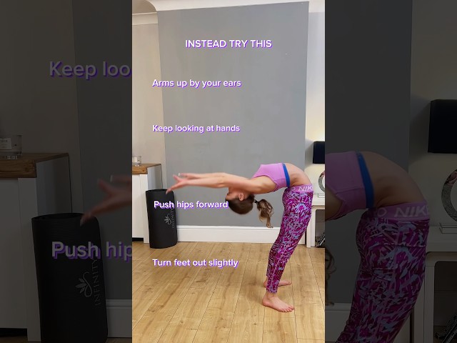 MASTERING THE BACKBEND! (EASY TUTORIAL) #flexibility #gymnastics