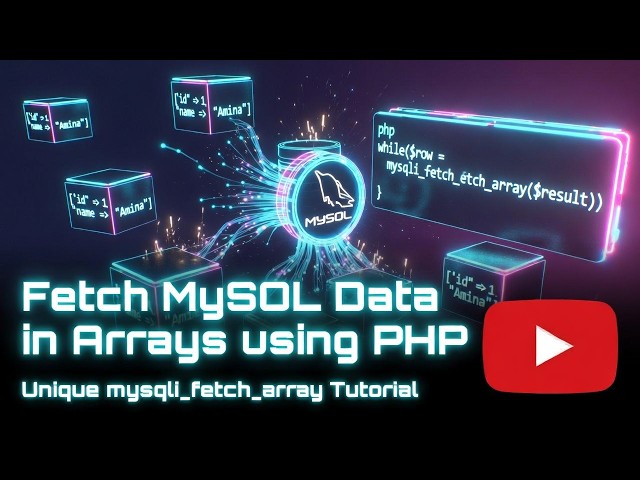 Fetch mysql data into array using php