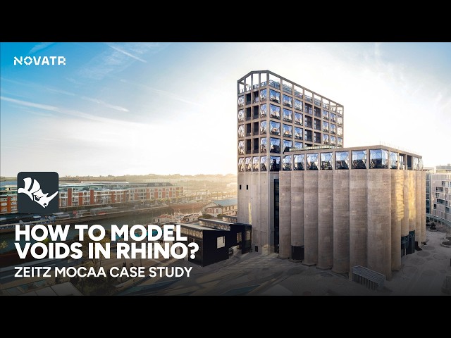 How to Model Architectural Voids in Rhino? Zeitz MOCAA Case Study