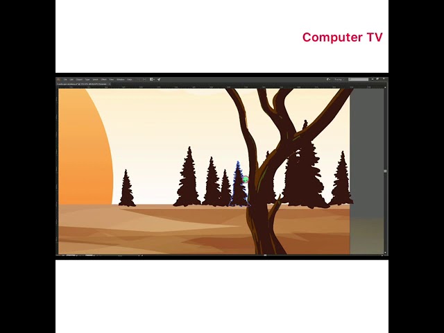 Computer TV - 0002 - Illustrator 001
