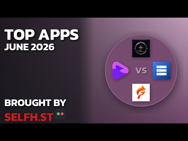 Self-Hosted Apps Worth Running Right Now — June 2026